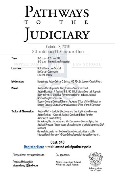 Pathways to the Judiciary
