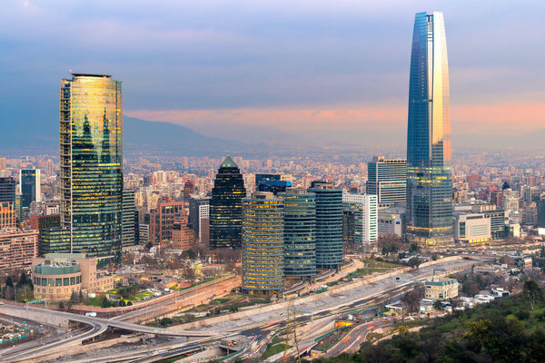 Santiago Chile Skyline