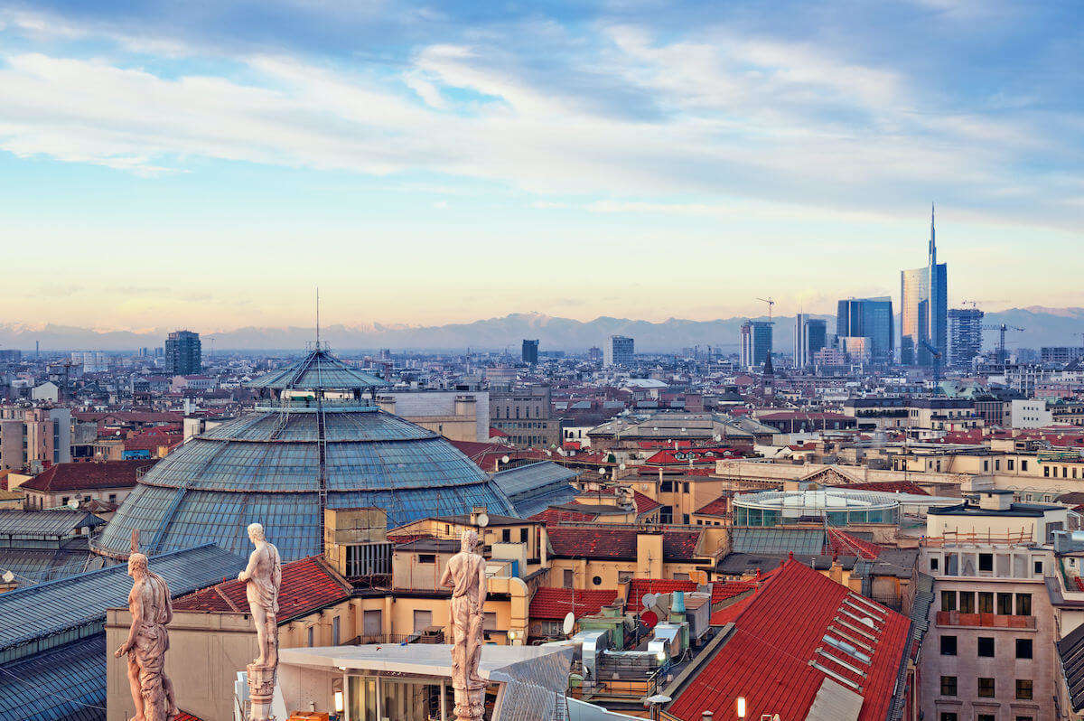 Milan Italy Skyline