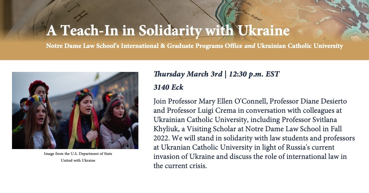 A Teach In In Solidarity With Ukraine