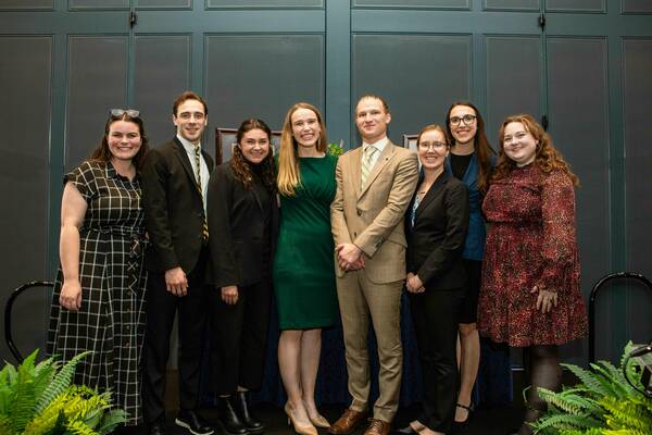 Student members of the Law School’s Public Interest Leadership Council.