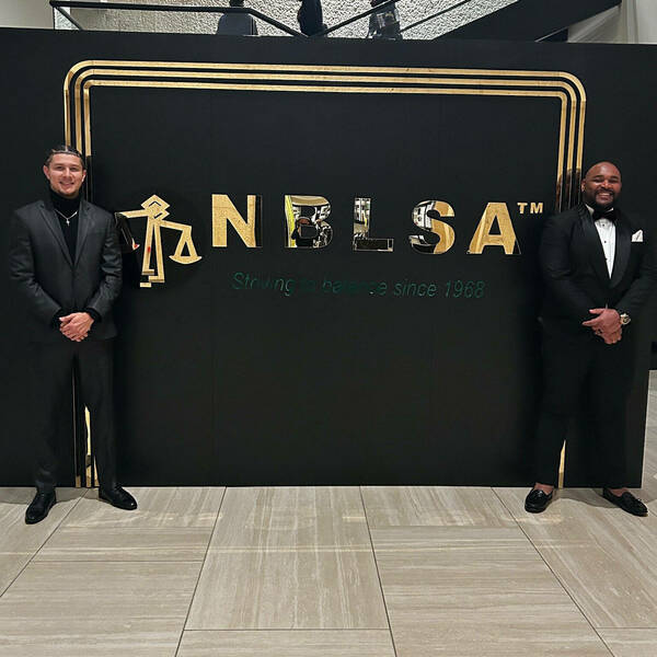 ND Law Students Will Irvin and Jamal Wilson at the NBLSA Convention