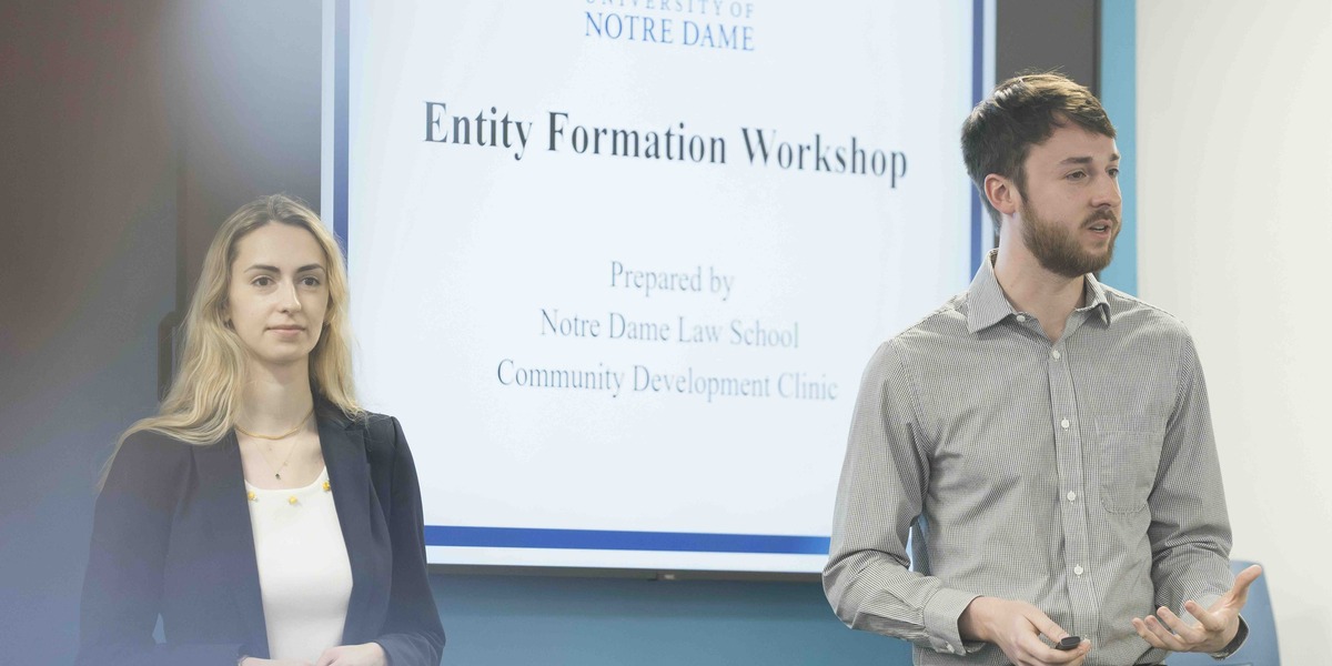 Notre Dame Law School Community Development Clinic